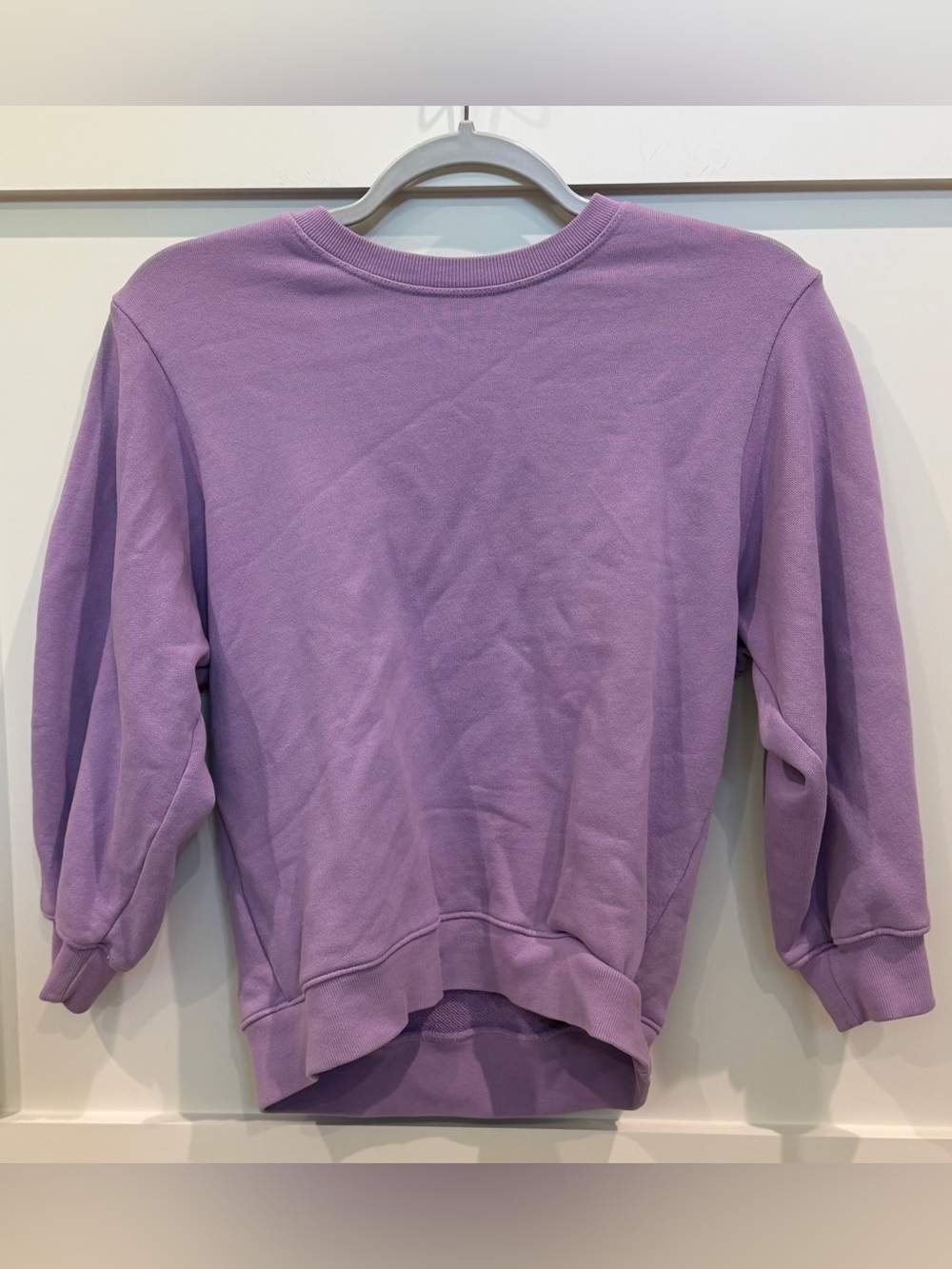 AGOLDE Women's Crewneck Purple Violet Sweatshirt – Women’s XS